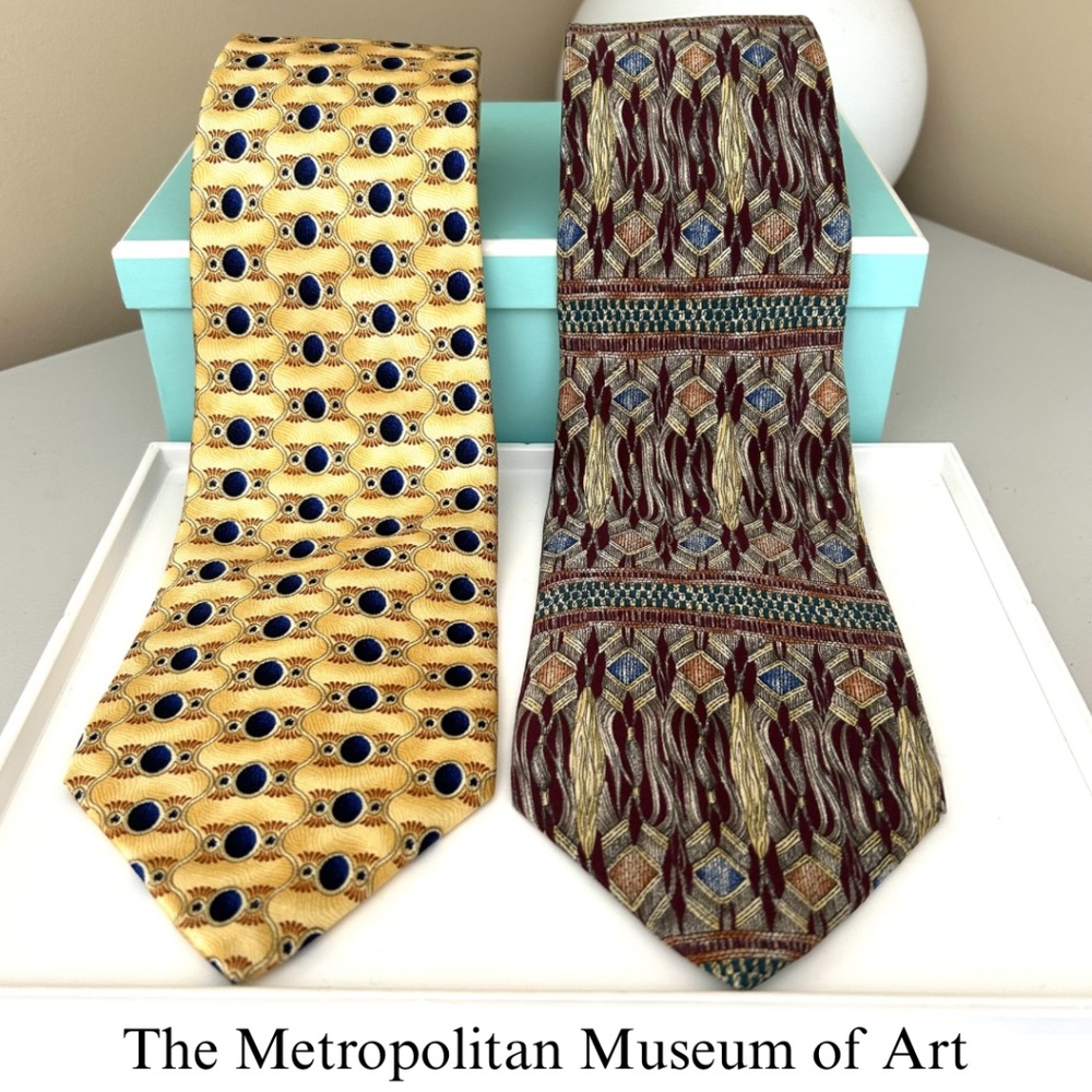 Bundle of Two: The Met Silk Ties Made in Canada